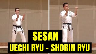 Seisan comparado - Uechi Ryu (S. Uechi) & Shorin Ryu (K. Higa)