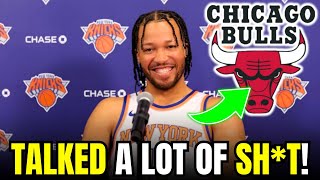 TRASH TALK: Knicks' JALEN BRUNSON Ignites PRE-GAME FEUD with Bulls | Chicago Bulls News