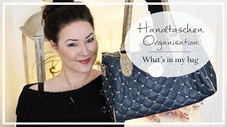 Handtaschen Organisation I Endlich Ordnung! what's in my bag