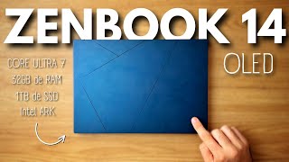 🚨 O MELHOR NOTEBOOK ULTRA FINO do momento: TESTEI o Zenbook 14 OLED com INTEL CORE ULTRA 7!