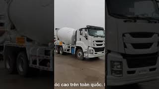 Xe bồn chở bê tông Isuzu Giga 12 khối nhập khẩu nguyên chiếc