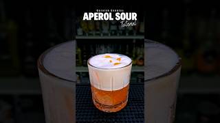 Cóctel Aperol Sour 🍊 Tutorial Bartender #GarnishEventos