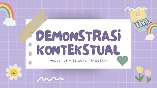 DEMONSTRASI KONTEKSTUAL MODUL 1 3 VISI GURU PENGGERAK