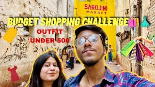 Sarojini Nagar-Budget “OUTFIT“Challenge🛍️👗*UNDER 500*🫣|