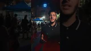 صبرا يانفسي شاب ينشد في حي الشيخ جراح في فلسطين المحتلة #فلسطين