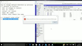 Mikrotik firewall rules - mikrotik chain - mikrotik ip service list