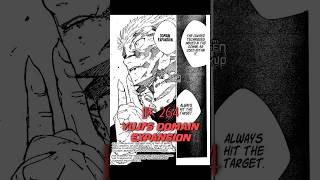 Yuji Domain Expansion 🥶 | JJK CHAP 264 EDIT 🔥 #jjk264 #jujutsukaisen #yujiitadori #anime