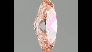 Lab Grown Diamond 1.03 Carat Fancy Intense Pink Oval CUT IGI Certified CVD #ring #jewelry #diamond