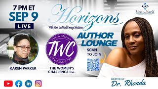 Horizons Author Lounge - Karen Parker and The Women's Challenge Inc.