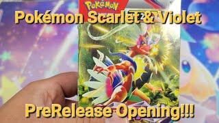 Pokémon Scarlet & Violet Prerelease Opening!!! #pokemon #pokemoncards #pokemontcg