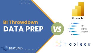 Data Prep: Power BI vs. Cognos vs. Tableau