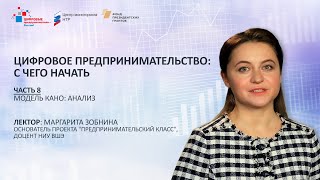 М. Зобнина. Часть 8. Цифровое предпринимательство: Модель Кано: Анализ