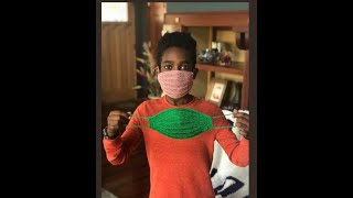 Crochet Mask With Pocket by Jonah's Hands