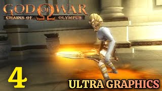 God Of War: Chains Of Olympus - Gameplay Walkthrough Part 4 (PPSSPP Emulator)