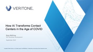 How AI Transforms Contact Centers in the Age of COVID | Veritone