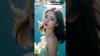 [4K] AI ART LOOKBOOK AMAZING COLLECTION‐Asian The Beautiful Friday Ocean Sexy Girl #shorts