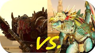 Total War: Warhammer II ♦ Fight Club ♦ Black Orcs vs. Temple Guard