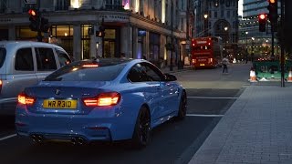 2014 BMW F82 M4 - HARD Acceleration in London