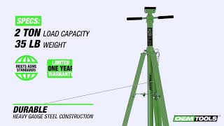 24849 2 Ton Underhoist Tripod Jack Stand