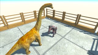 BRACHIOSAURUS vs EVERY UNIT - Animal Revolt Battle Simulator ARBS