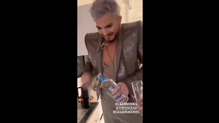 Adam Lambert's IG story : Backstage on TheVoiceAU 2024-08-26