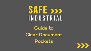 Guide to Clear Document Pockets