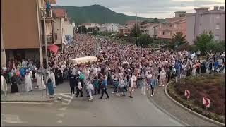 Tjelovska procesija u Međugorju...30.05.2024.