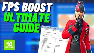 The BEST FPS BOOST Guide For FORTNITE Season 8 !  Nvidia & Windows SETTINGS