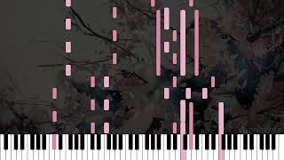 [Touhou 7 PCB] Bloom Nobly, Ink-Black Cherry Blossom ~ Border of Life [Piano Arrangement] [Reupload]