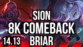 SION vs BRIAR (TOP) | 8k comeback, 4/3/15 | VN Master | 14.13