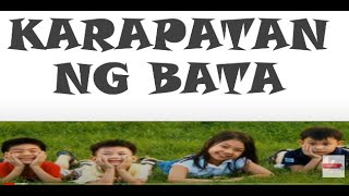 KARAPATAN NG BATA || A.P. 10 ||  KONTEMPORARYONG ISYU