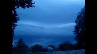 Ураган в Одессе 12.07.2012.Shelf cloud in Odessa