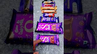 Dairy milk silk bubbly vs Big Dairy milk silk bubbly vs chocolate #asmr