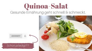 Quinoa-Salat mit Ofenlachs