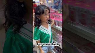 Window shopping #daughter #mom #family #miniso #short #shorts #strollers