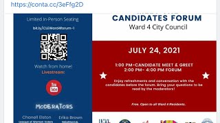 Cleveland Ward 4 Candidate Forum