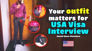 What to wear for US Visa interview | F-1 Visa Interview #shorts