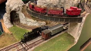 2022 Train Show - N, HO, G Scale Trains running at Piedmont Division model train show