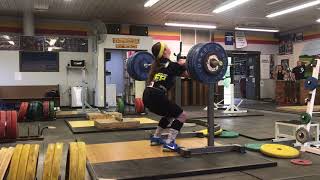 Juliana Riotto (75kg) Garage Strength | 145kg (319lbs) Front Squat PR