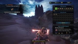 Monster Hunter: World - Barroth (High Rank) - in 5'08