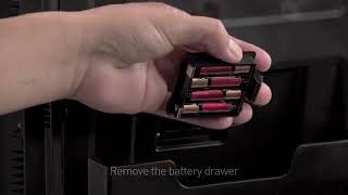 How to Change or Jump Batteries on Your Sentry®Safe Touch Screen Lock Fire Safe