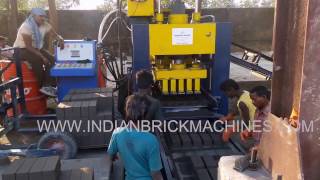 Fly ash brick making machines production video coimbatore