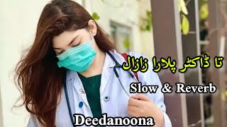 Ta Doctor plara za Azal ym Duna pajanam | Pashto New song | Slow & Reverb | @Deedanoona Songs