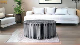 Top 10 Stunning Coffee Table Designs: Bone Inlay & Mother of Pearl