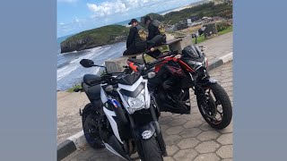 Z300 vs GSX s1000 / Aquele peguinha 🥲/ palco é Torres-RS