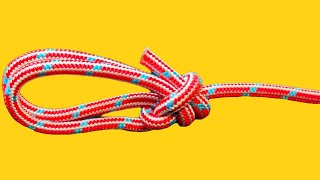 How to tie a double loop knot, the best rope knot