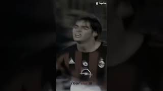 kaká edit #kaká #acmilan #footballplayers #footballedits #shorts