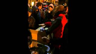 Helping feed the Homelss in Birmingham City centre the rough sleepers