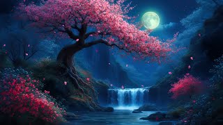 Night Cherry Blossom - Calm Morning