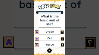 99% Get This Wrong! What's the Basic Unit of Life? 🌟 #shorts